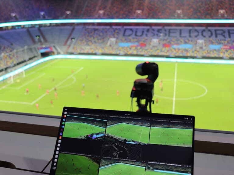 All six camera's views.